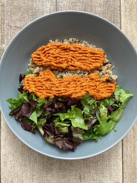 pesto rojo casero