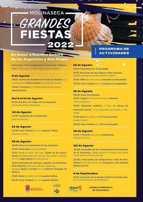 Grandes Fiestas en Molinaseca en honor a Las Angustias y San Roque 2022 1