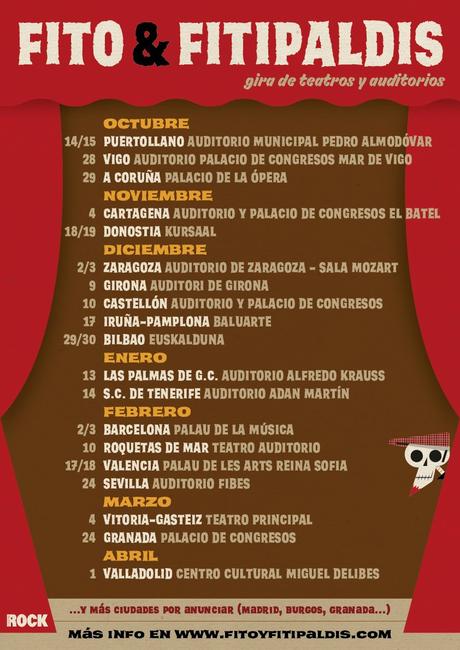 Fito & Fitipaldis anuncian gira por teatros y auditorios