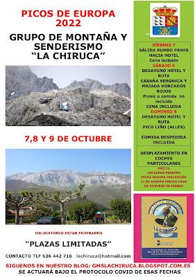FIN DE SEMANA  DE OCTUBRE PICOS DE EUROPA 2022