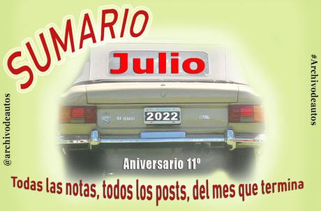 Sumario de julio de 2022 Sumario de julio de 2022