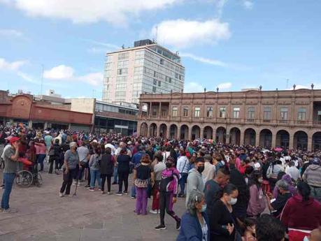 (Galeria) Elecciones de MORENA en SLP llenas de anomalías