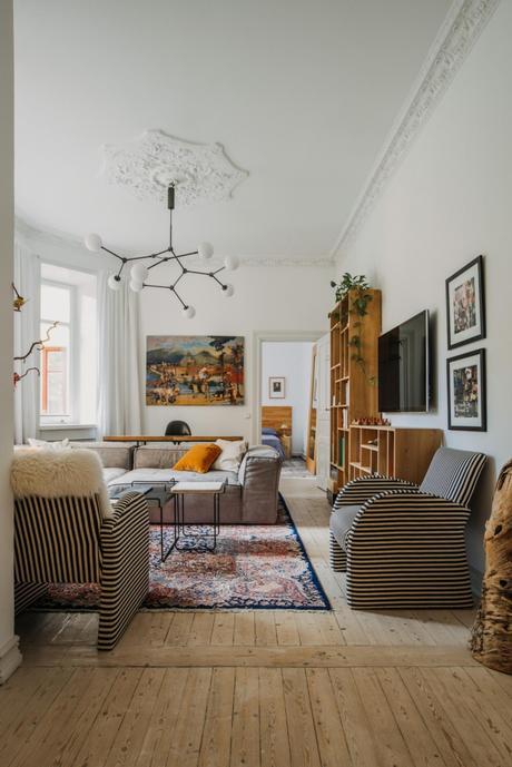 delikatissen vintage scandinavian vintage sillas eames scandinavian apartament estilo nórdico clásico decoración nordica vintage colores vintage alfombras persas 