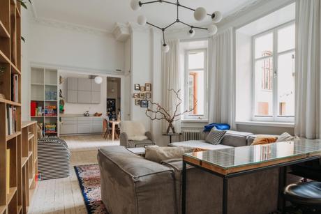 delikatissen vintage scandinavian vintage sillas eames scandinavian apartament estilo nórdico clásico decoración nordica vintage colores vintage alfombras persas 