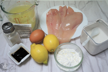 Pollo al limón al estilo chino Pollo al limón al estilo chino