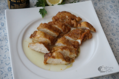 Pollo al limón al estilo chino