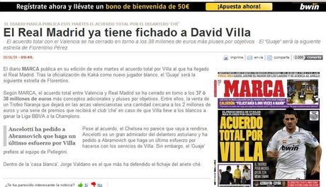 Villa se fue el Barcelona.