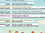 Cubillos anima agosto actividades acuáticas, Escape Street