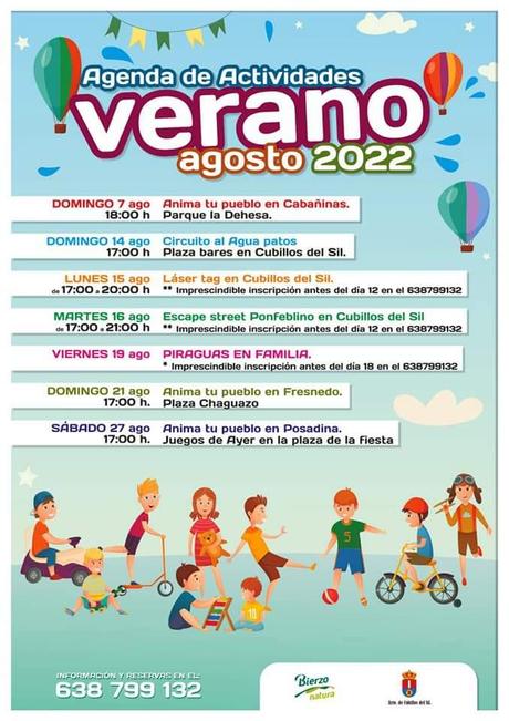 Cubillos anima el mes de agosto con actividades acuáticas, Escape Street y más actividades 1 Cubillos anima el mes de agosto con actividades acuáticas, Escape Street y más actividades 1