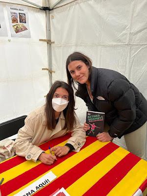 Aitana Bonmatí Sant Jordi dedicatoria Nati Álvarez