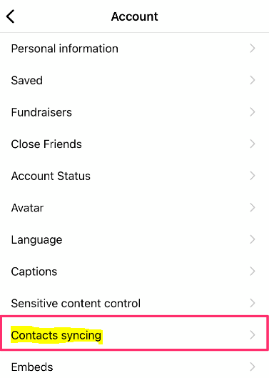 Cómo sincronizar tus contactos de Instagram Cómo sincronizar tus contactos de Instagram