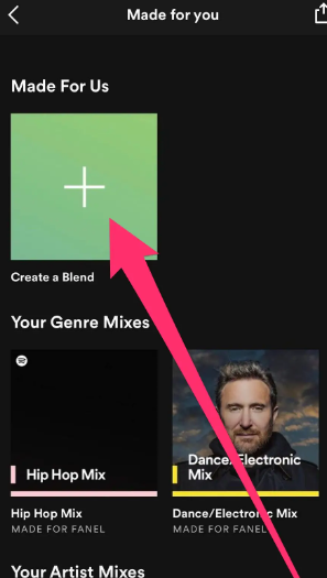 Cómo hacer una lista de reproducción de Spotify Blend 