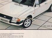 Ford Escort Cabriolet 1985 comercializado Italia