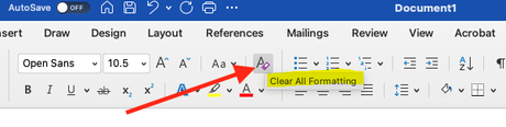 Cómo borrar el formato en un documento de Microsoft Word Cómo borrar el formato en un documento de Microsoft Word