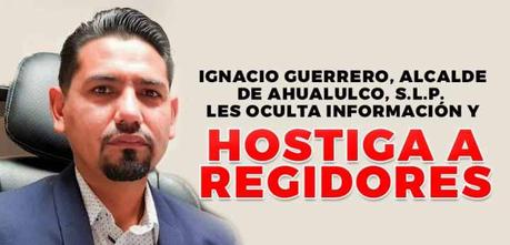 Regidores denuncian hostigamiento del alcalde de Ahualulco
