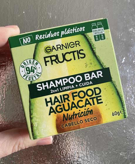 Shampoo en barra solido Garnier Fructis
