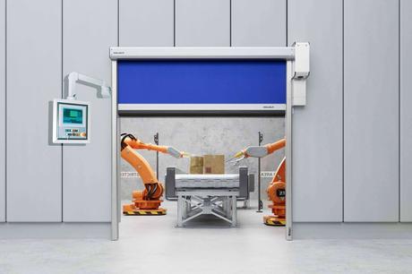 La nueva puerta rápida de protección de máquinas ASSA ABLOY RP400