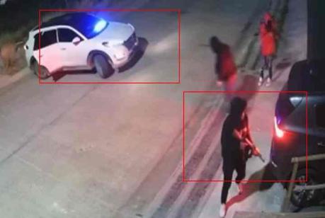 (video) Comando armado opera en Villa Magna