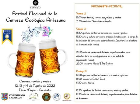 Cacabelos pone en marcha este fin de semana una feria Nacional de Cerveza Ecológica Artesana 3
