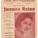 TEATRO PEREDA: doble función de Juanita Reina