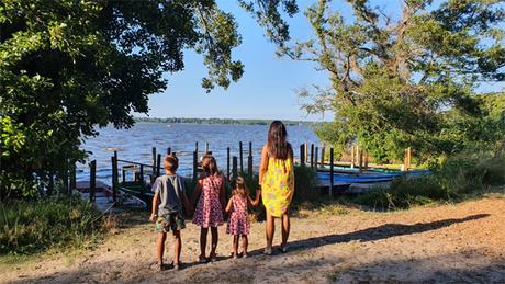 Viajar a Las Landas con niños y en bicicleta