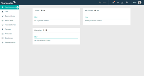 Teamleader, el CRM de los emprendedores Ejemplo CRM Teamleader