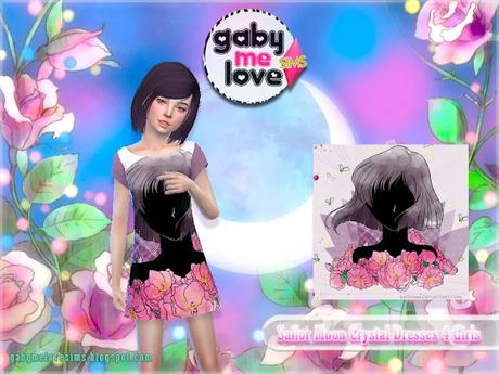 Download Sims 4 CC Sailor Moon Crystal Dress for girl child free niña niñas descargar kawaii Kalisama ilustración animé manga mod Mercury, mars, jupiter, saturn, chibi, usagi Gabymelove Sims, venus, chibi moon, rini, chibiusa, usagi, pequeña dama, Hotaru Tomoe, Saturn