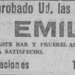 1956:¿Ha probado Ud. las rabas del Bar Emilio?