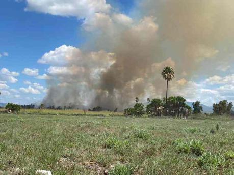 Incendio en la Media Luna mantendrá cerrado el paraje hasta nuevo aviso