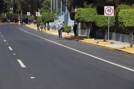 Entrega alcaldía rehabilitación de la avenida Carranza