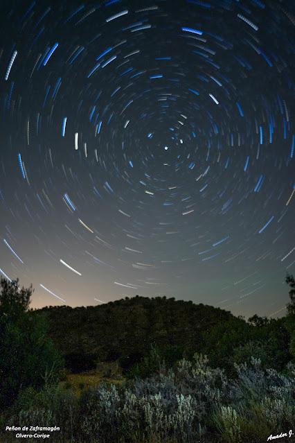 PEÑÓN DE ZAFRAMAGÓN. CORIPE-OLVERA (FOTOGRAFÍA NOCTURNA)