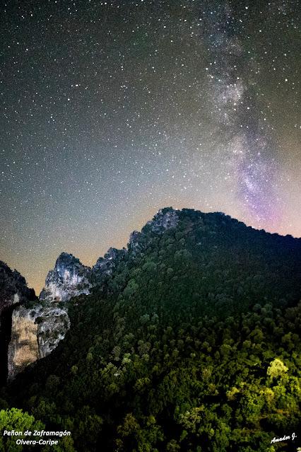 PEÑÓN DE ZAFRAMAGÓN. CORIPE-OLVERA (FOTOGRAFÍA NOCTURNA)