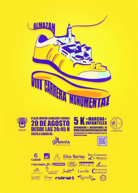 El 20 de agosto, nueva edición de la Carrera Monumental Nocturna de Almazán