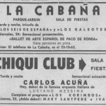 Las atracciones del verano del 68 en La Cabaña y Chiqui Club