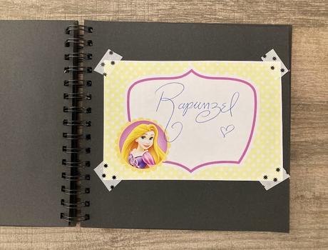 libro de autógrafos para los personajes Disney DIY