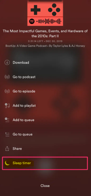 Cómo configurar un temporizador para dormir en Spotify Cómo configurar un temporizador para dormir en Spotify