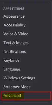 Cómo habilitar el modo de desarrollador de Discord en el escritorio
