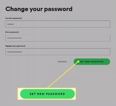 Cómo cambiar una contraseña de Spotify