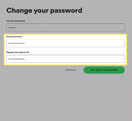 Cómo cambiar una contraseña de Spotify