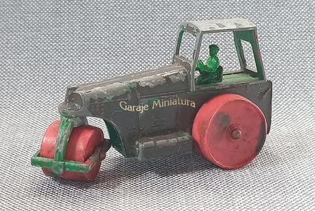 Aplanadora de caminos Aveling-Barford de Matchbox de 1962 Aplanadora de caminos Aveling-Barford de Matchbox de 1962