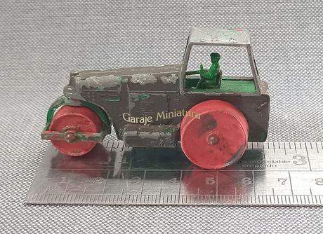 Aplanadora de caminos Aveling-Barford de Matchbox de 1962 Aplanadora de caminos Aveling-Barford de Matchbox de 1962