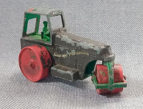 Aplanadora de caminos Aveling-Barford de Matchbox de 1962 Aplanadora de caminos Aveling-Barford de Matchbox de 1962