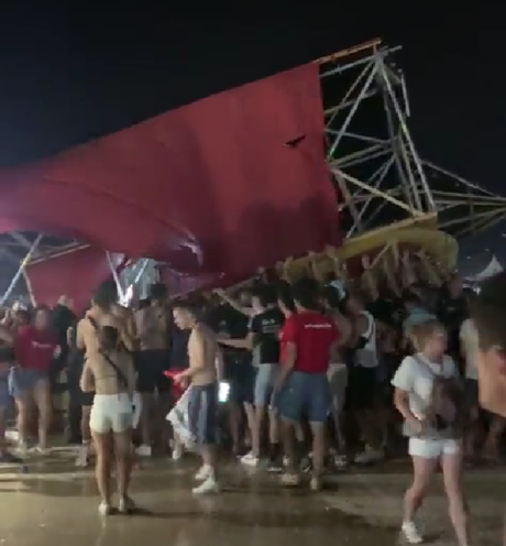 Un muerto y decenas de heridos en el Medusa Festival por fuertes rachas de viento