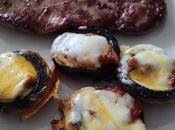 Champiñones rellenos sobrasada queso