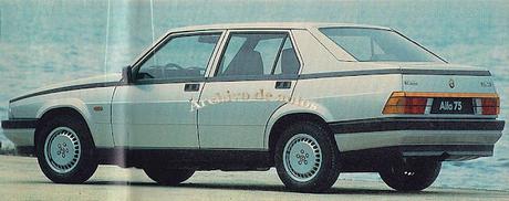 Alfa Romeo 75 fabricado para celebrar el 75º aniversario de la marca