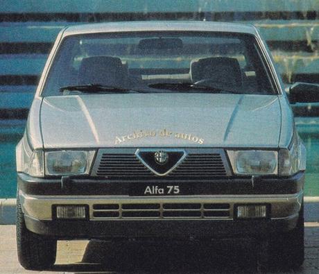 Alfa Romeo 75 fabricado para celebrar el 75º aniversario de la marca