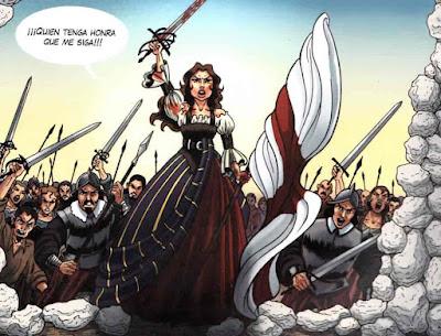 María Pita y otras tipas montando batalla