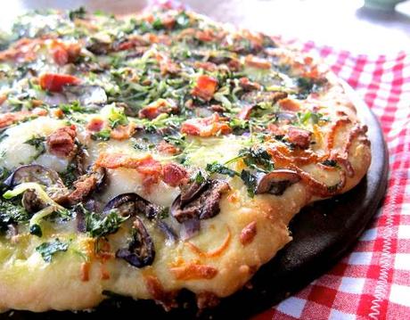 Pizza de Berenjena y Bacon