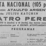 1952:Ataúlfo Argenta dirige a la Orquesta Nacional en el Teatro Pereda