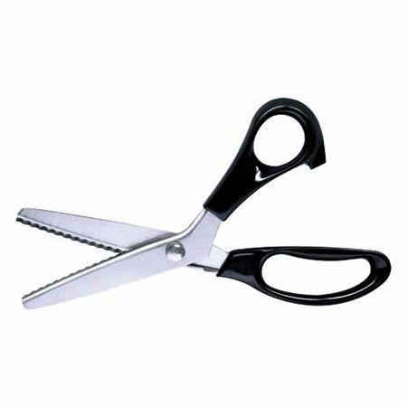 Tutorial Claveles de Tela para la Primavera tijeras zig zag